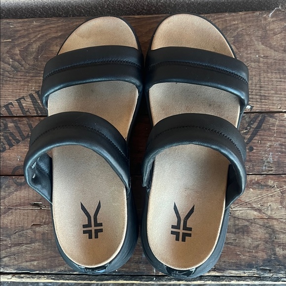 KURU Coda Mesa jet black Black Women's Sandals - Picture 6 of 10